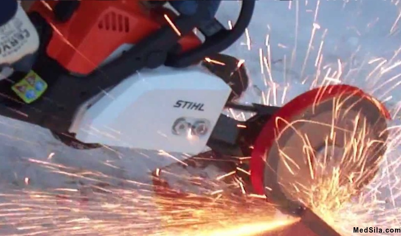 Работающая болгарка